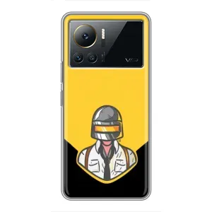 Чехол с принтом «Пабг в шлеме» для Infinix Note 12 2023