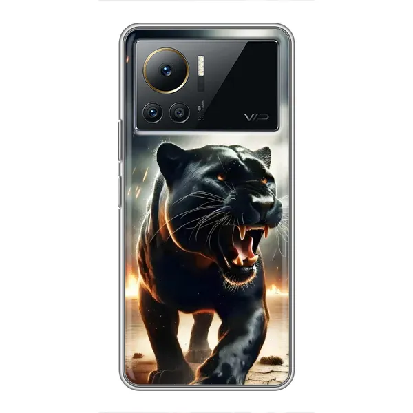 Чехол с принтом «Черная пантера» для Infinix Note 12 2023