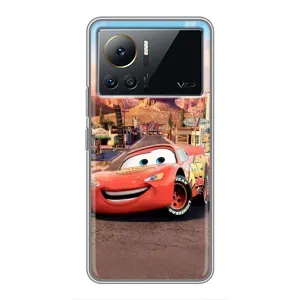 Силиконовый чехол Маквин для Infinix Note 12 2023 (Радиаторный Спрингс Маквин)