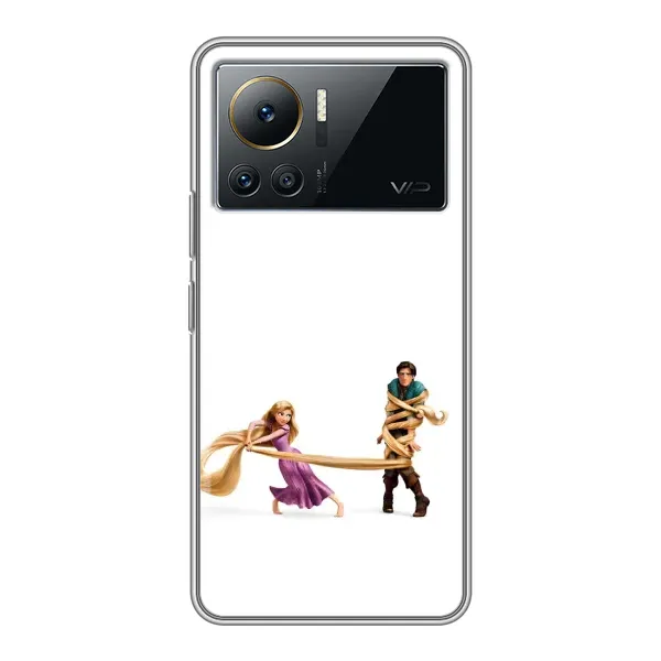 Чехол с принтом «Рапунцель и Флин» для Infinix Note 12 2023