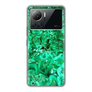 Мраморный чехол на Infinix Note 12 2023 (VPrint) (Салатный Мрамор)
