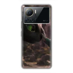 Чехол как приручить дракона на Infinix Note 12 2023 (Сцена с драконом)