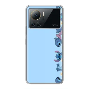 Чехол с принтом Стич на Infinix Note 12 2023 (Стич фон)
