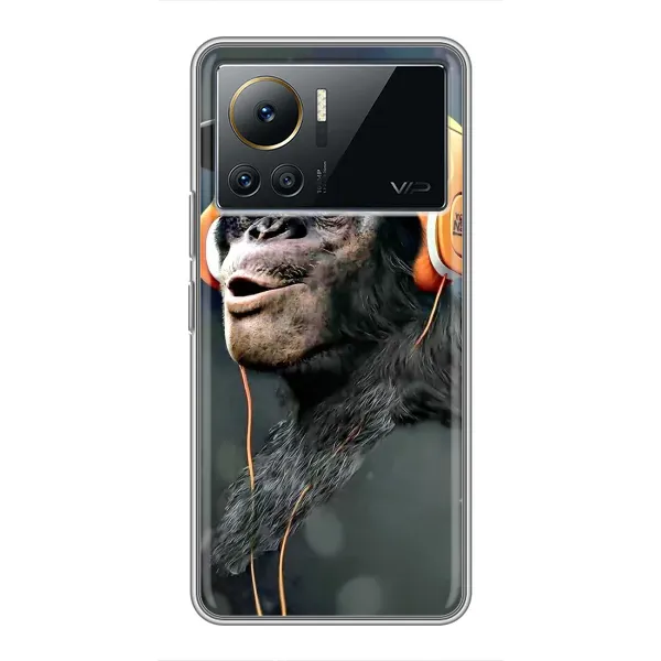 Чохол з принтом «В навушниках» для Infinix Note 12 2023