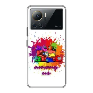 Чохли Амонг Ас для Infinix Note 12 2023 (AlphaPrint) (Яскравий АмонгАс)