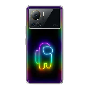 Чохли Амонг Ас для Infinix Note 12 2023 (AlphaPrint) (Яскравий скін)