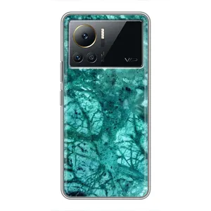 Мраморный чехол на Infinix Note 12 2023 (VPrint) (Зеленый мрамор)