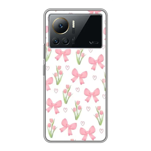 Чохол з принтом «Банти і квіти» для Infinix Note 12 Pro (4G)