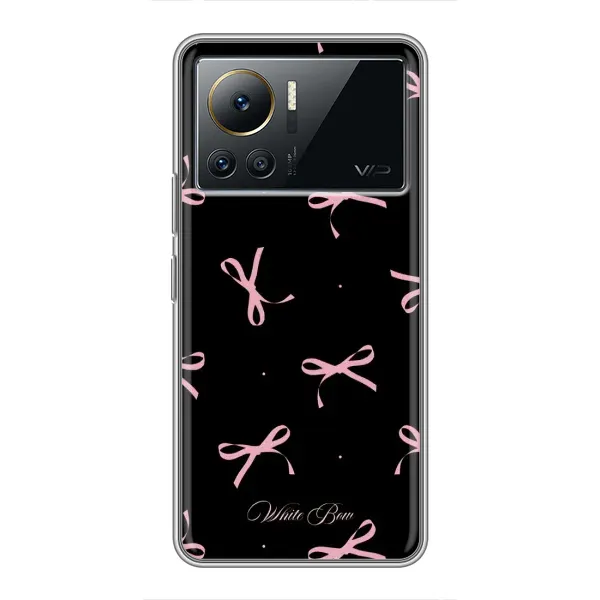 Чохол з принтом «Банти на чорному» для Infinix Note 12 Pro (4G)