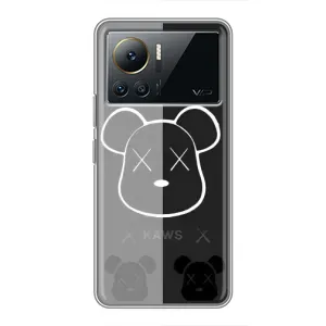 Чехол с принтом «БеарБрик глаза» для Infinix Note 12 Pro (4G)