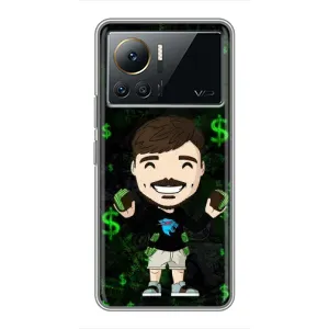 Чохол з принтом «Блогер Beast» для Infinix Note 12 Pro (4G)