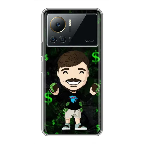 Чохол з принтом «Блогер Beast» для Infinix Note 12 Pro (4G)