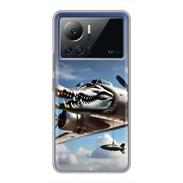 Чехол с принтом «Бомбардиро крокодило» для Infinix Note 12 Pro (4G)