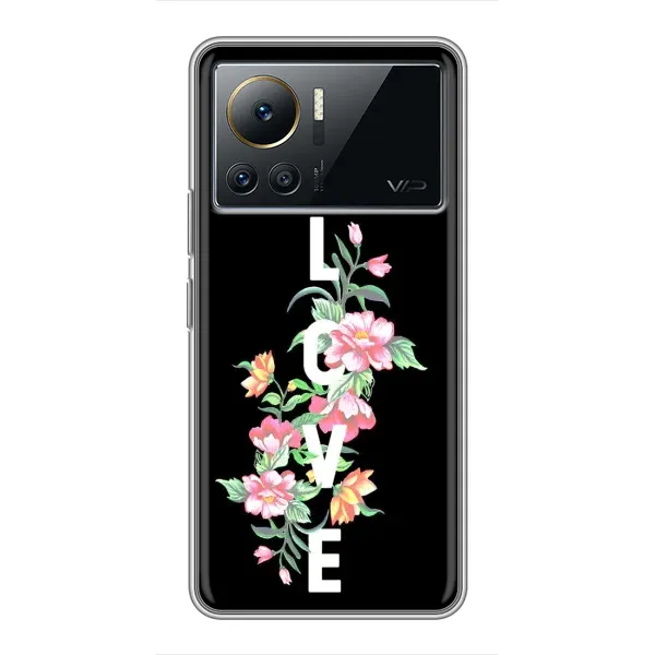 Чехол с принтом «Цветы LOVE» для Infinix Note 12 Pro (4G) Чехол с принтом «Цветы LOVE» для Infinix Note 12 Pro (4G)