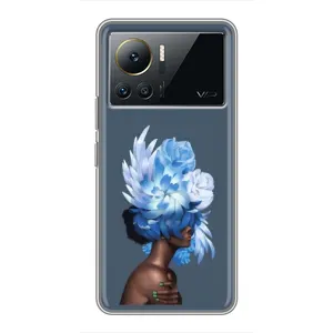 Чехлы (ART) Цветы на Infinix Note 12 Pro (4G) (VPrint) (Квіти на голові)