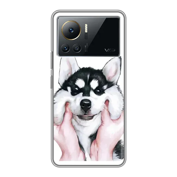 Чехол с принтом «Довольный Хаски» для Infinix Note 12 Pro (4G) Чехол с принтом «Довольный Хаски» для Infinix Note 12 Pro (4G)