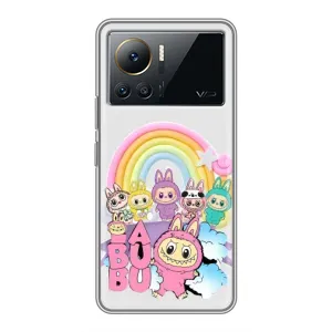 Чохол з Лабубу на Infinix Note 12 Pro (4G) (Фон Лабубу)