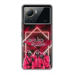 Чохол Гра в кальмара для Infinix Note 12 Pro (4G) (Охоронці Гра кальмара)