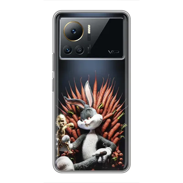 Чехол с принтом «Король Кролик» для Infinix Note 12 Pro (4G) Чехол с принтом «Король Кролик» для Infinix Note 12 Pro (4G)