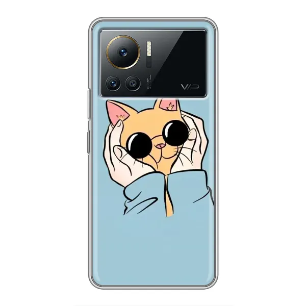 Чехол с принтом «Котик в очках» для Infinix Note 12 Pro (4G) Чехол с принтом «Котик в очках» для Infinix Note 12 Pro (4G)
