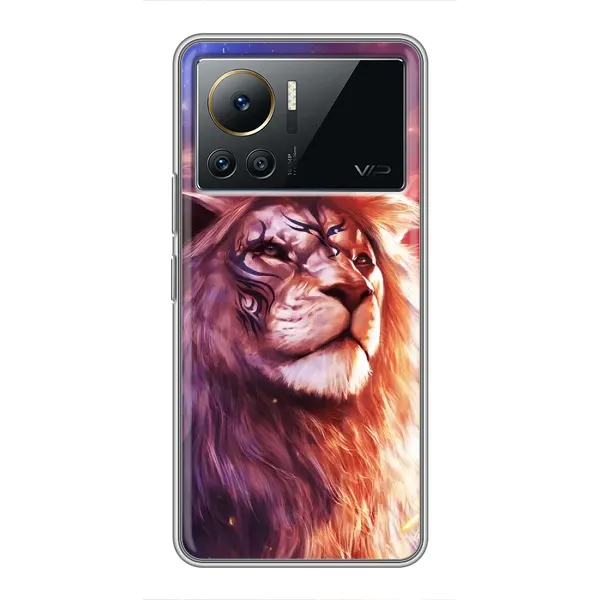 Чехол с принтом «Красочный Лев» для Infinix Note 12 Pro (4G)