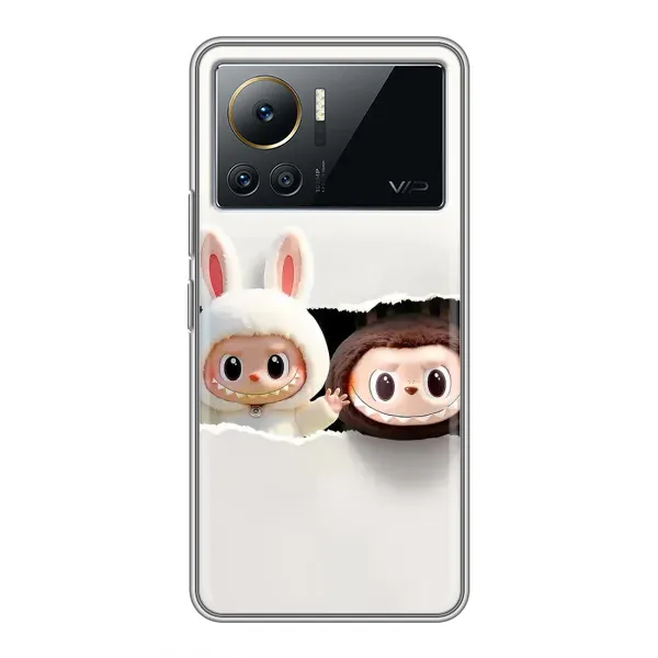 Чохол з принтом «Лабубу» для Infinix Note 12 Pro (4G)