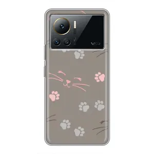 Чехол с принтом «Лапы и усы» для Infinix Note 12 Pro (4G)
