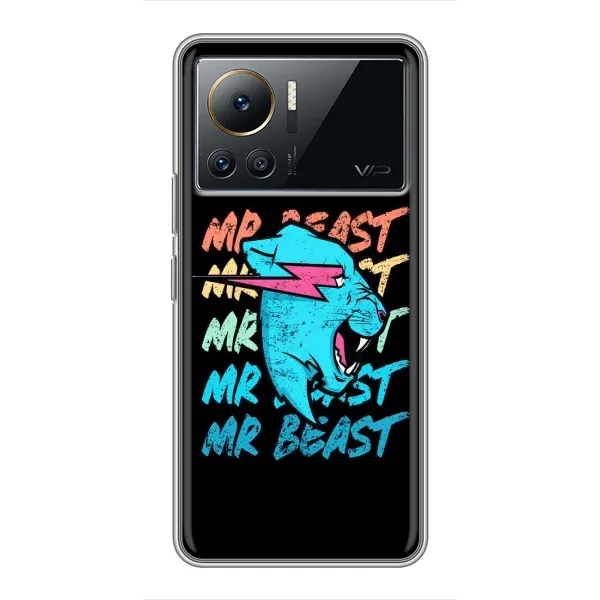 Чохол з принтом «logo Mr beast» для Infinix Note 12 Pro (4G)