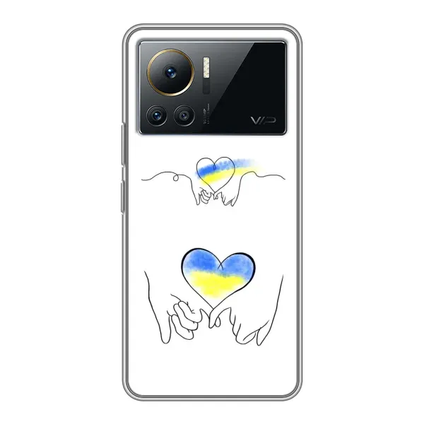 Чехол с принтом «Мир Украине» для Infinix Note 12 Pro (4G)