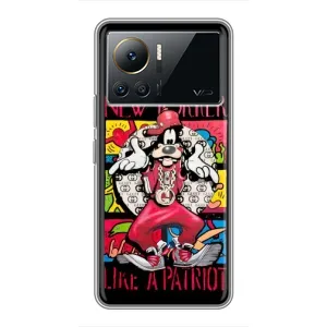 Чехол с принтом «Мультяшный Волк» для Infinix Note 12 Pro (4G)