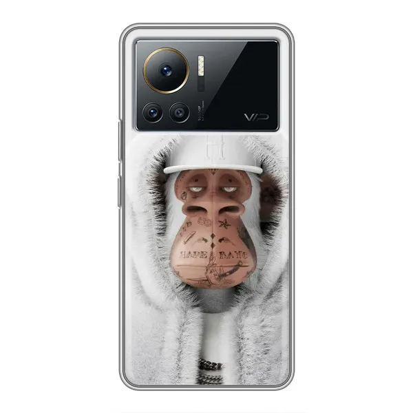 Чехол с принтом «обезьяна NFT в тату» для Infinix Note 12 Pro (4G) Чехол с принтом «обезьяна NFT в тату» для Infinix Note 12 Pro (4G)