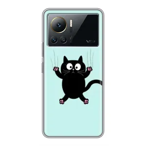 Чохол з принтом «Падаючий кіт» для Infinix Note 12 Pro (4G)