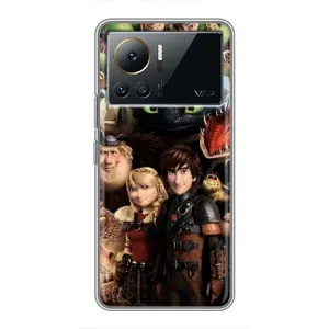 Чохол як приборкати дракона на Infinix Note 12 Pro (4G) (Персонажі дракона)