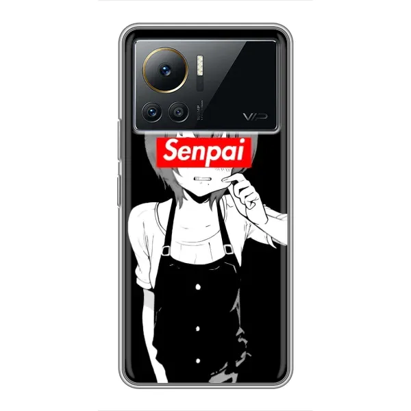 Чохол з принтом «Senpai» для Infinix Note 12 Pro (4G)