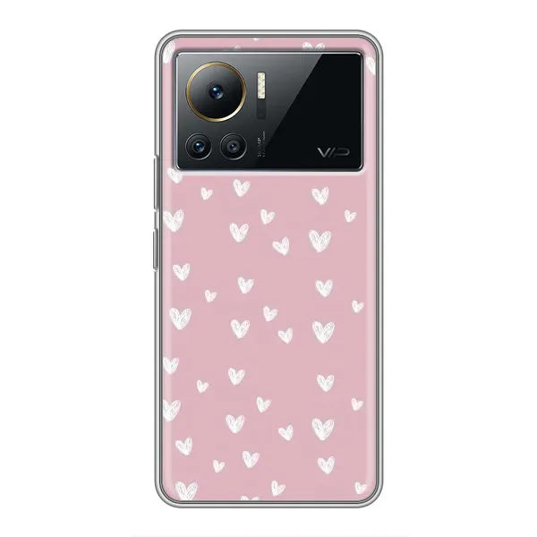 Чехол с принтом «Сердечки на розовом» для Infinix Note 12 Pro (4G) Чехол с принтом «Сердечки на розовом» для Infinix Note 12 Pro (4G)