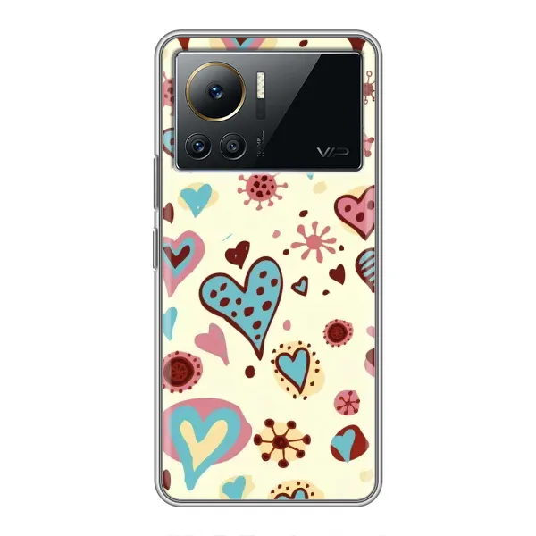 Чехол с принтом «Сердечки» для Infinix Note 12 Pro (4G) Чехол с принтом «Сердечки» для Infinix Note 12 Pro (4G)