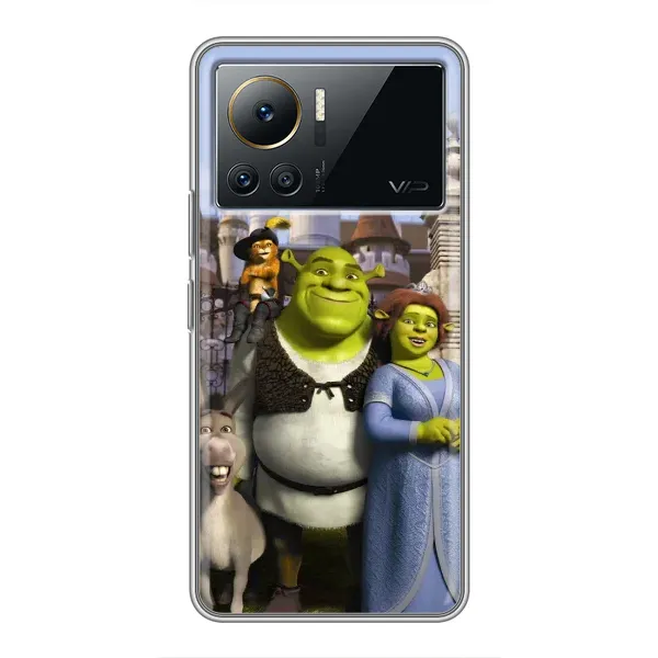Чохол з принтом «Казкові герої Шрека» для Infinix Note 12 Pro (4G)