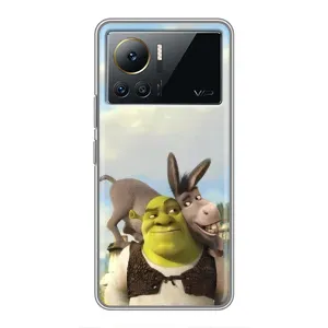 Чохол з мультфільмом Шрек на Infinix Note 12 Pro (4G) (Шрек та Осел)
