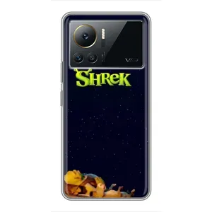Чохол з мультфільмом Шрек на Infinix Note 12 Pro (4G) (Відпочиваючий Шрек)