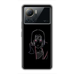 Чехол с принтом «силуэт Итачи» для Infinix Note 12 Pro (4G)