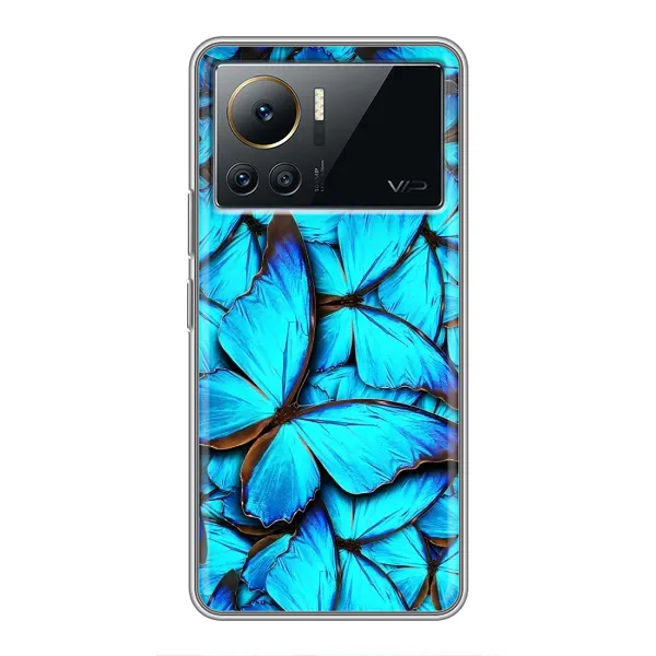 Чехол с принтом «Синие бабочки» для Infinix Note 12 Pro (4G) Чехол с принтом «Синие бабочки» для Infinix Note 12 Pro (4G)