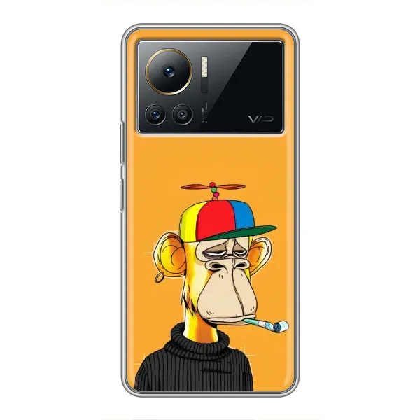 Чехол с принтом «Скучающая Обезьяна NFT» для Infinix Note 12 Pro (4G) Чехол с принтом «Скучающая Обезьяна NFT» для Infinix Note 12 Pro (4G)