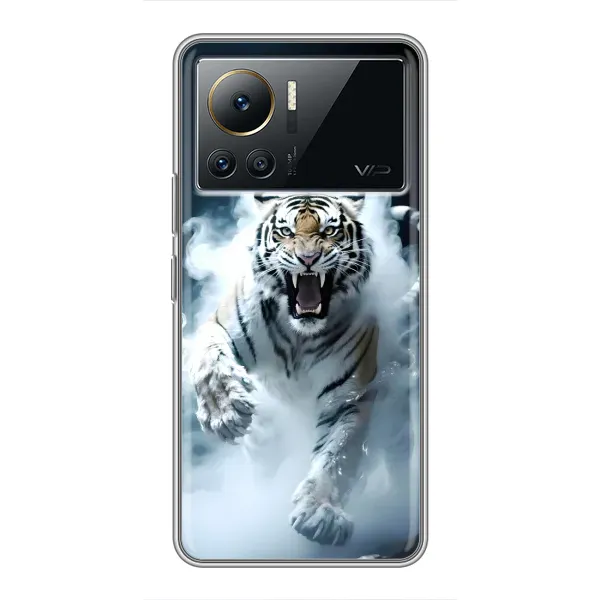 Чохол з принтом «Білий тигр у диму» для Infinix Note 12 Pro (4G) Чохол з принтом «Білий тигр у диму» для Infinix Note 12 Pro (4G)