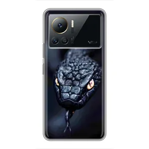 Чохол з картинкою 'Хижаки' для Infinix Note 12 Pro (4G) (Чорна змія)