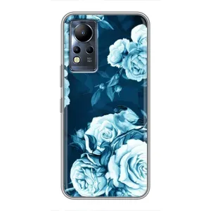 Чехлы (ART) Цветы на Infinix Note 12 (VPrint) (Блактині бутони)