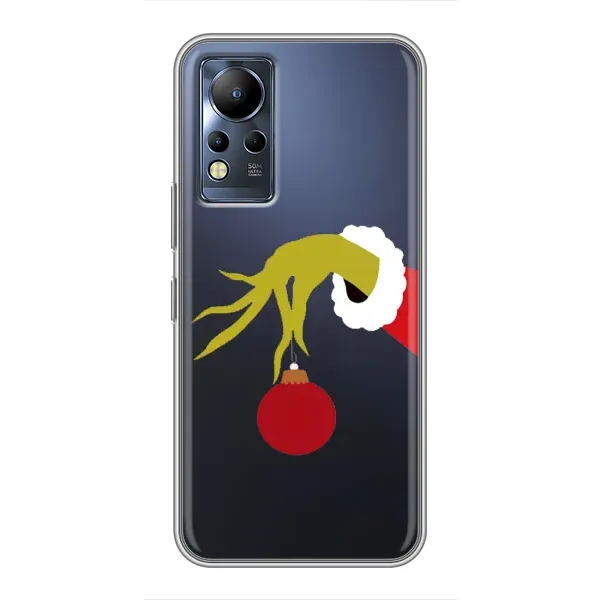 Чехол с принтом «Гринч с игрушкой» для Infinix Note 12