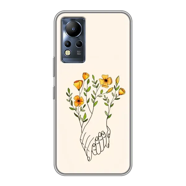 Чехол с принтом «Руки любви» для Infinix Note 12