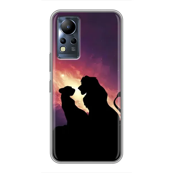 Чехол с принтом «Силуэт Симба и Налу» для Infinix Note 12 Чехол с принтом «Силуэт Симба и Налу» для Infinix Note 12