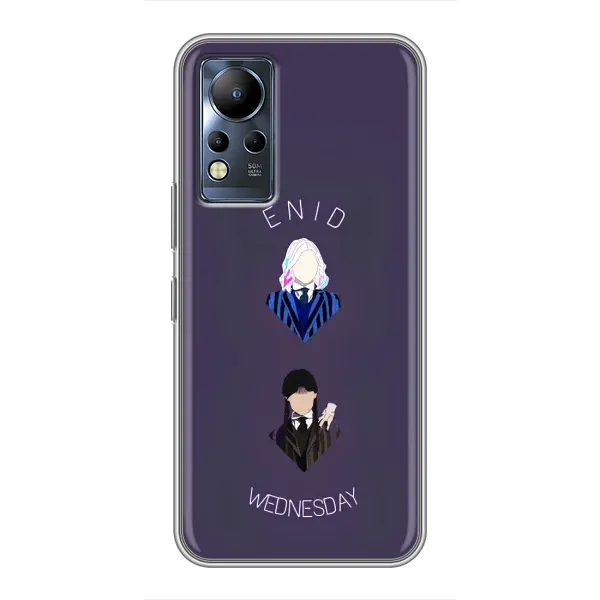 Чехол с принтом «Уэнздей и подруга» для Infinix Note 12