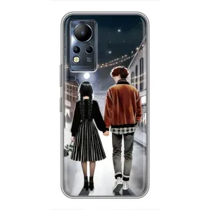 Чехол с дизайном Венздей 2 на Infinix Note 12 (Уэнздей и Тайлер)